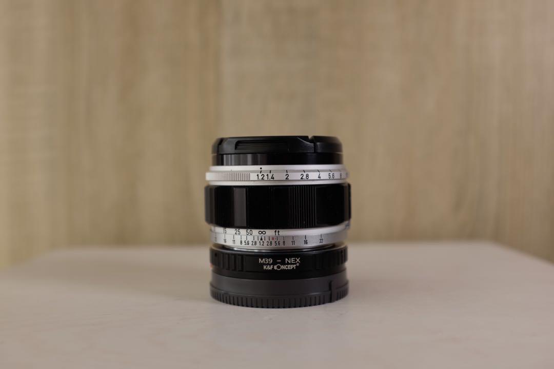 canon 50mm f1 2 ltm bonus adapter k f for sony