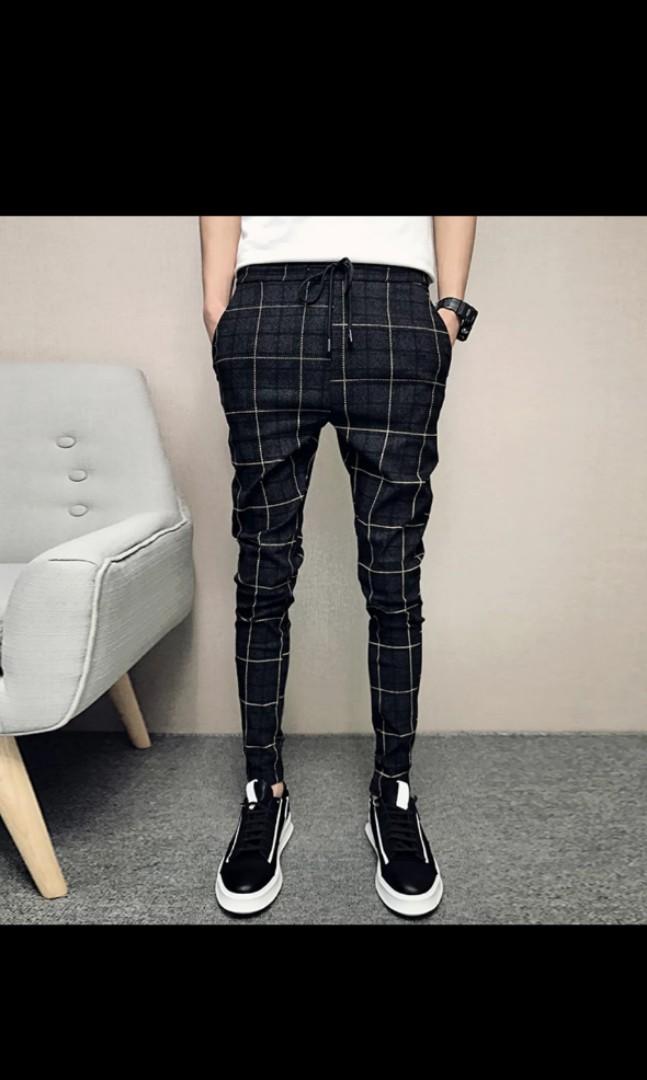 Checkered bottoms mens sale