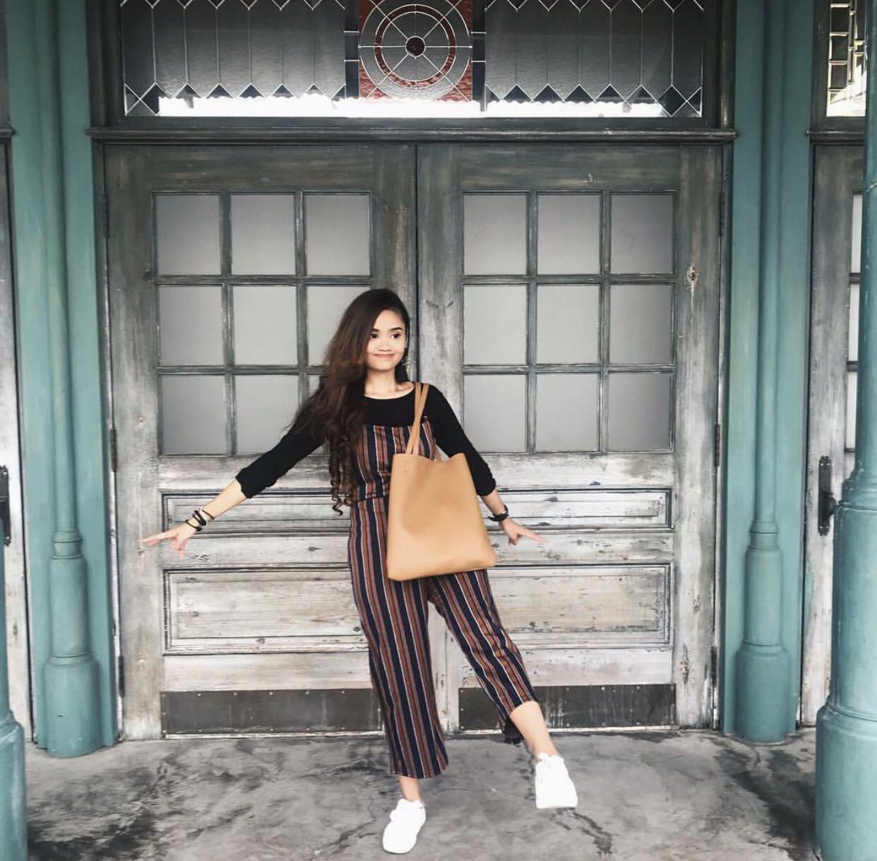 COTTON ON STRIPED JUMPSUIT