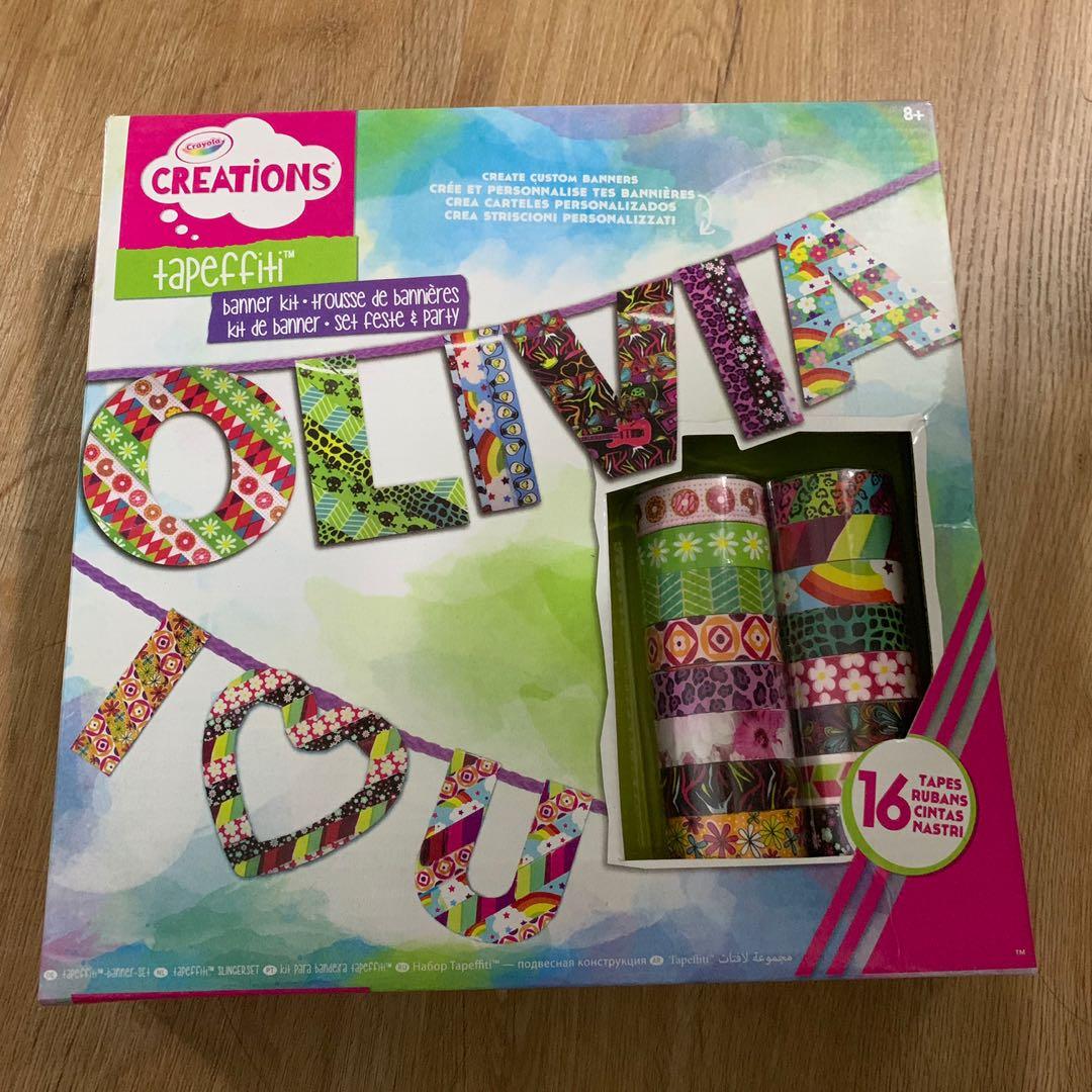 Crayola Creations Banner Kit Brand New Babies Kids Toys