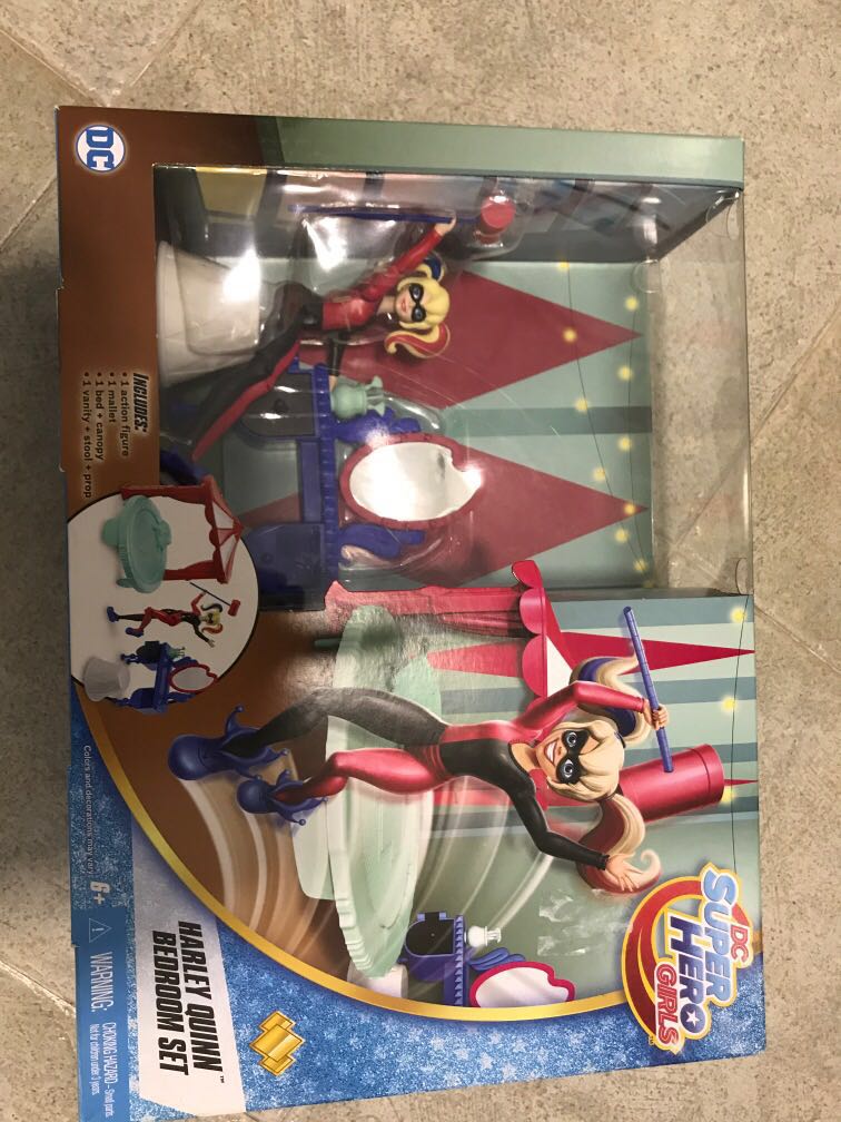 Dc Super Hero Girls Harley Quinn Bedroom Set Toys Games