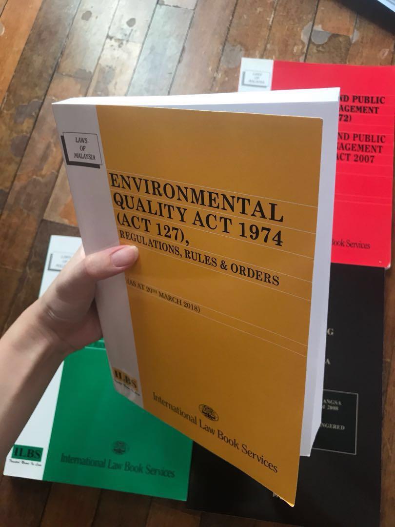 Environmental Law Statutes (Environmental Quality Act, Local 