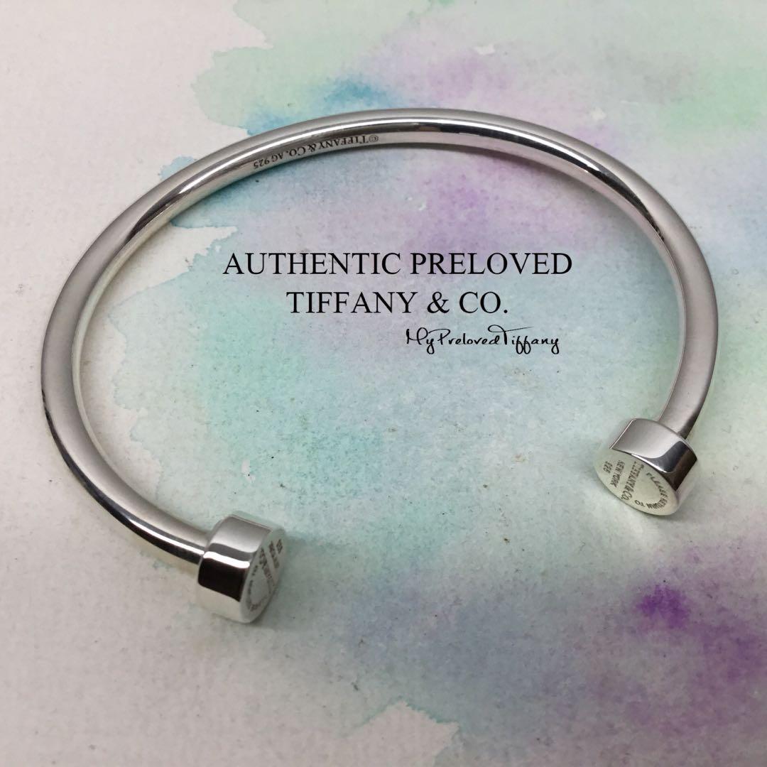 tiffany circle edge cuff bracelet