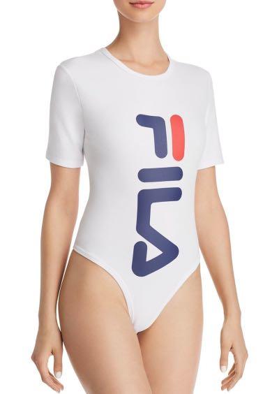 White fila bodysuit outlet