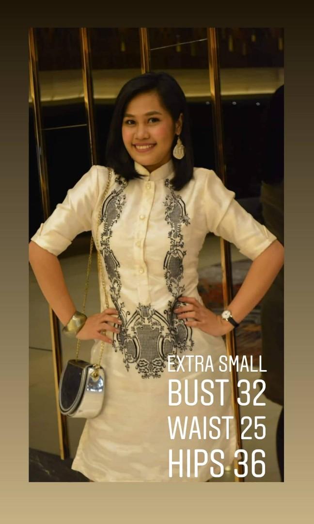 modern filipiniana barong dress