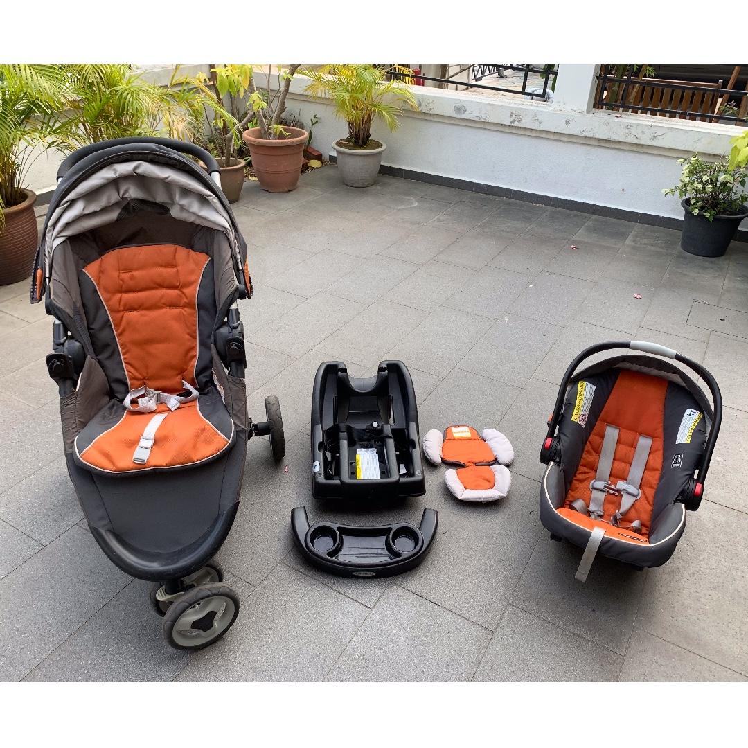 Graco fastaction car deals seat and stroller