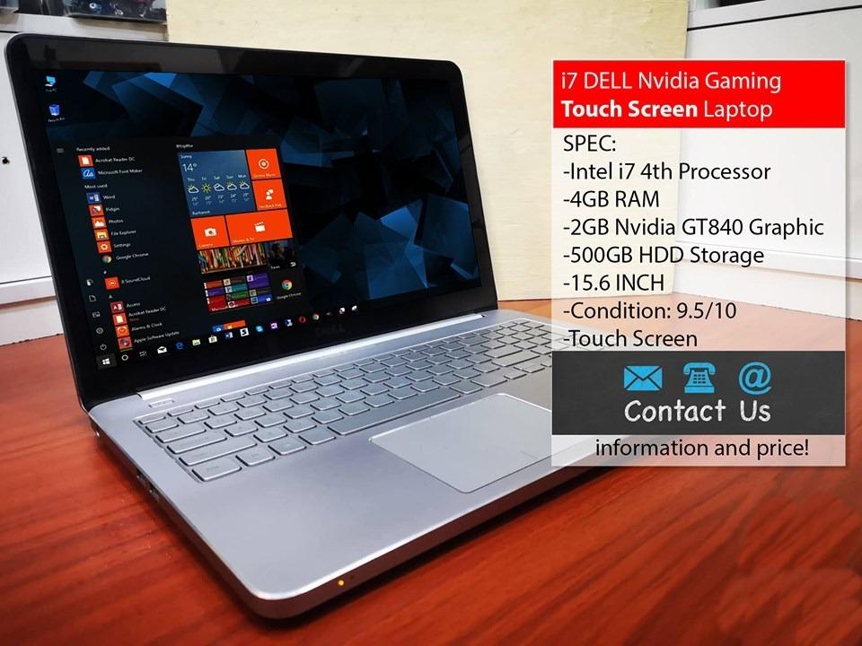 I7 Dell Nvidia Gaming Laptop Electronics Computers Laptops On Carousell