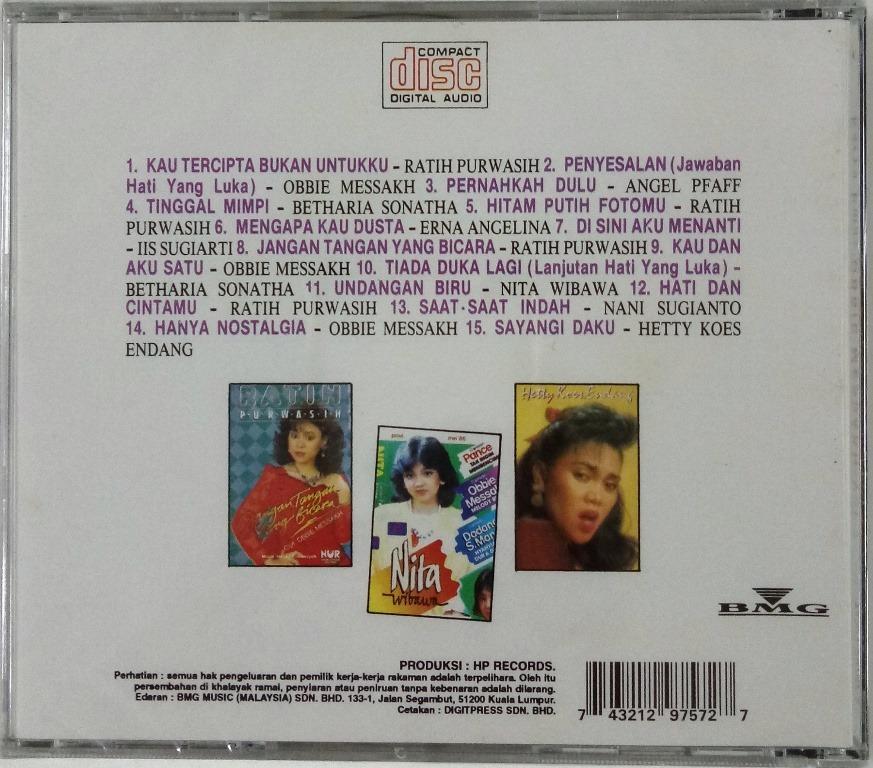 Karya Emas Obbie Messakh CD Ratih Purwasih Angel Pfaff ...