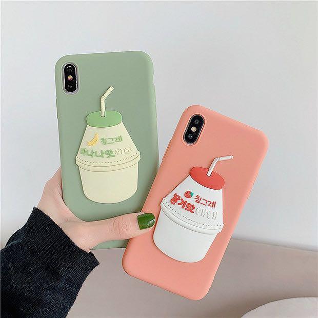 Korean Milk Phone Case, Mobile Phones Gadgets, Mobile Gadget