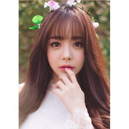 Clip in bangs korean top