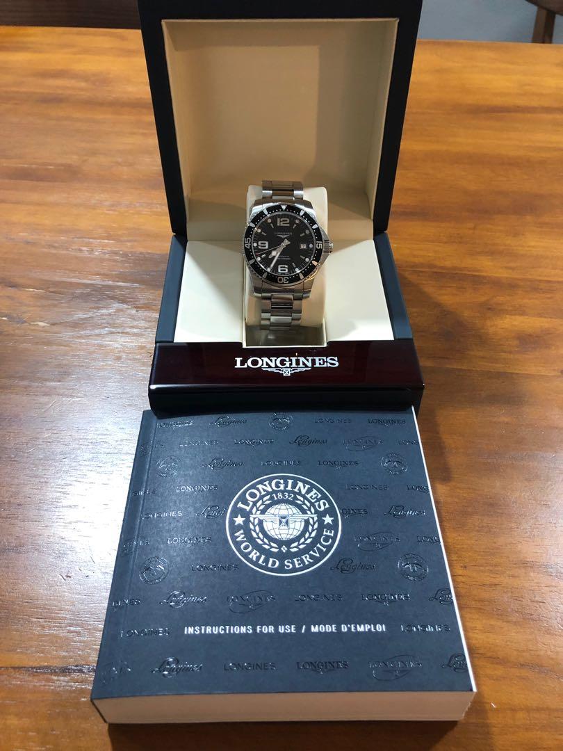 Longines HydroConquest L37424566 (occasional usage 6 months old), Mobile  Phones \u0026 Gadgets, Wearables \u0026 Smart Watches on Carousell