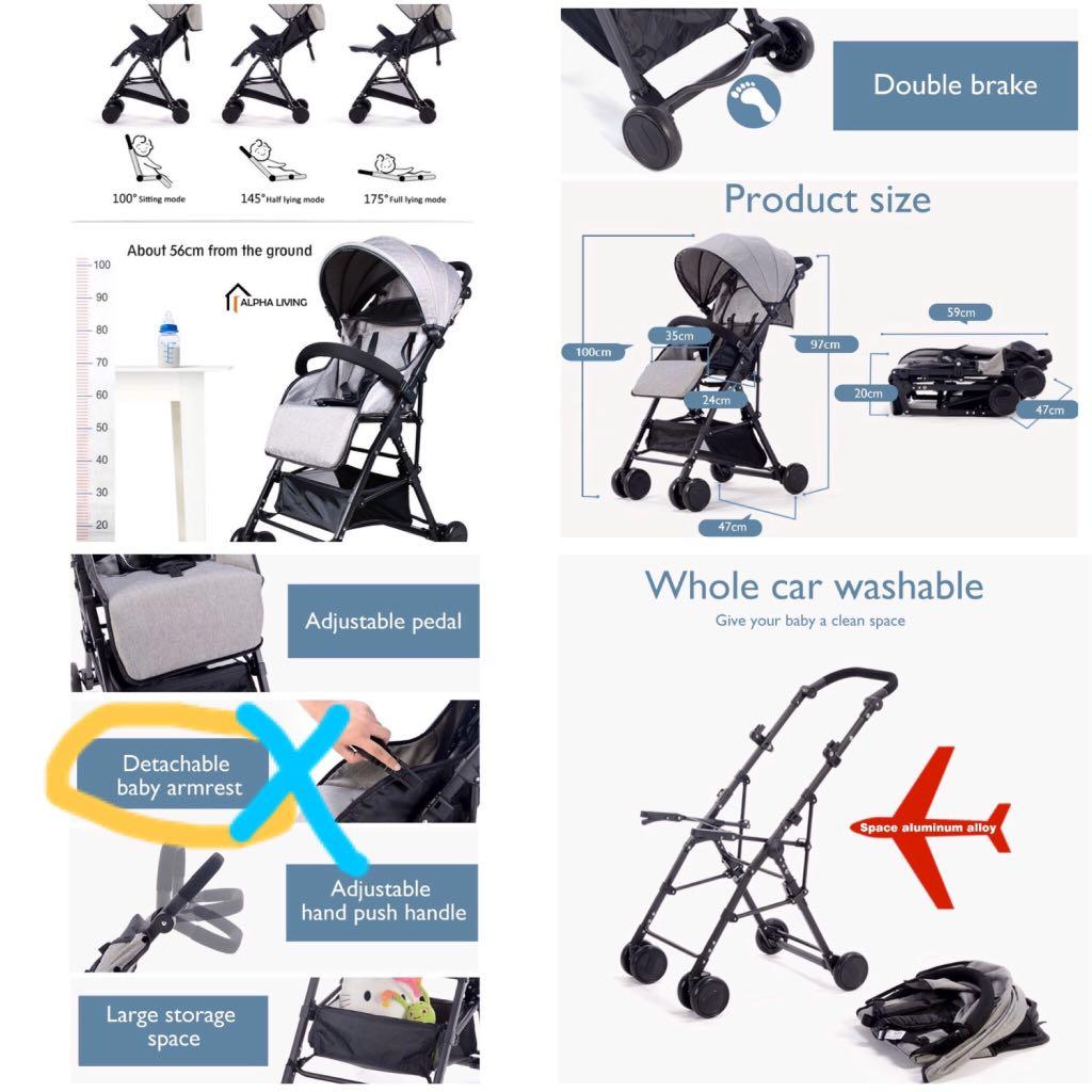 Louis le petit lightweight stroller review top