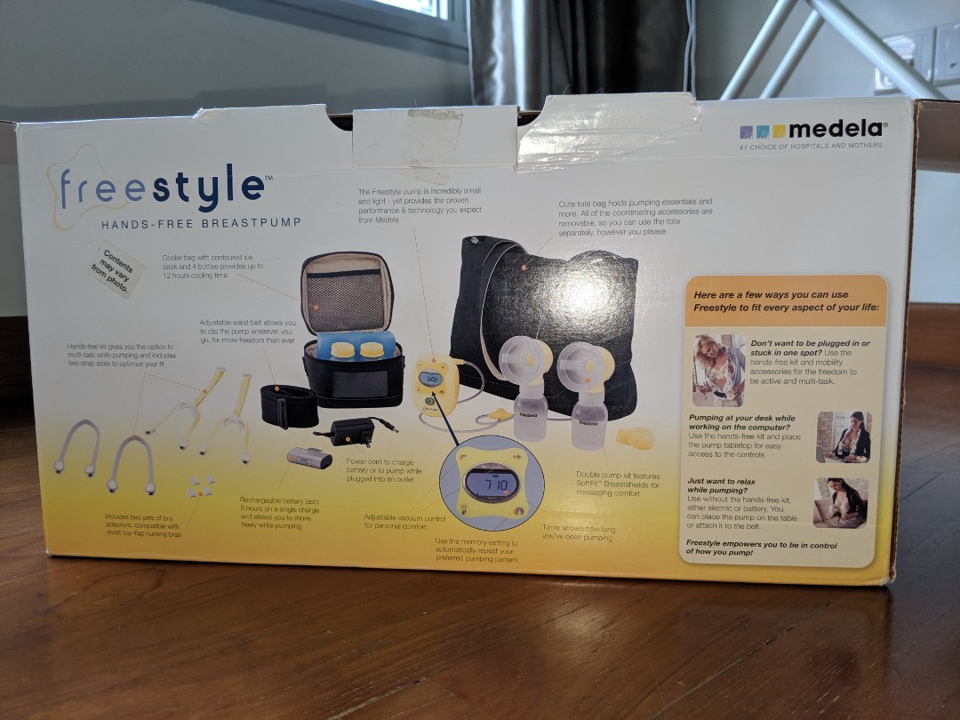 Medela freestyle hands-free double breast pump, Babies & Kids, Nursing &  Feeding, Breastfeeding & Bottle Feeding on Carousell