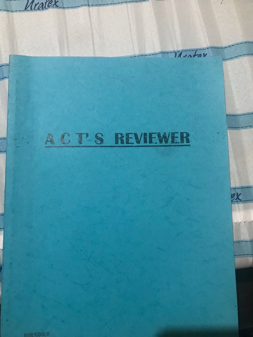 Medtech board exam reviewer from ACTS review center, Hobbies & Toys