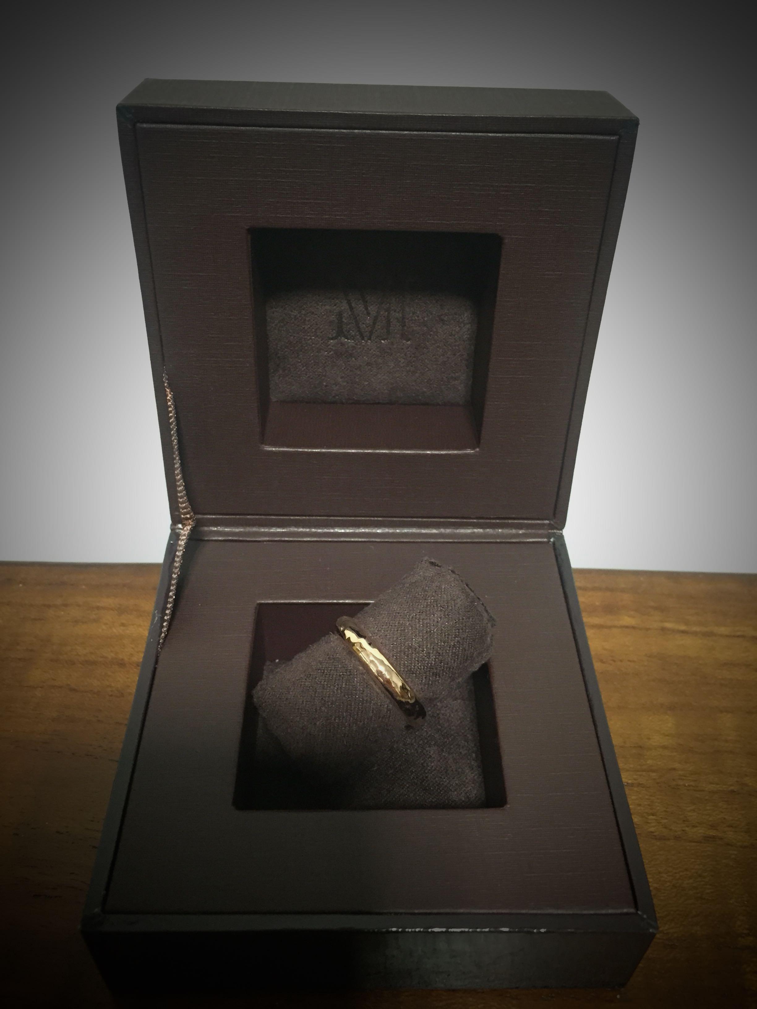 Monica Vinader Vermeil Havana Thin Ring Rose Gold Carousell