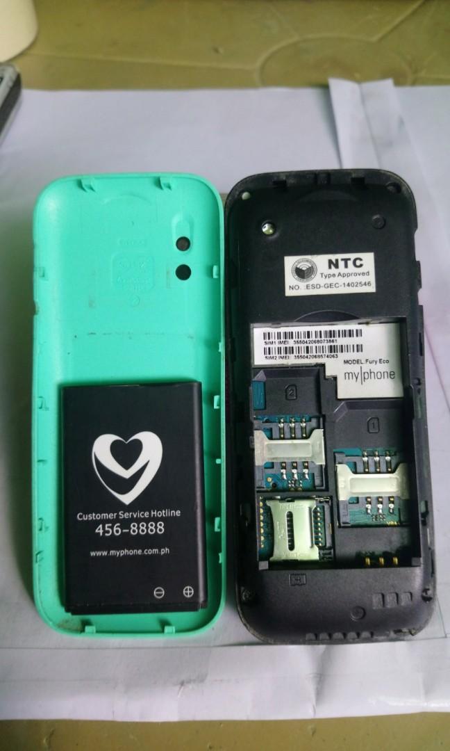 Myphone Fury Eco (Category: Android Others) located in Manila. Submitted by yujinmac (Listing ID 253793287, Image 3). Description: Good condition. No charger..