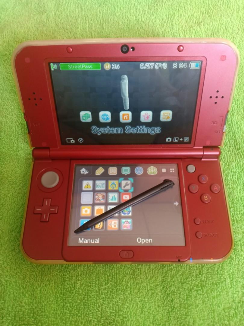 nintendo 3ds metallic red