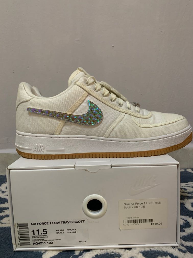 Air force 1 2024 travis scott white
