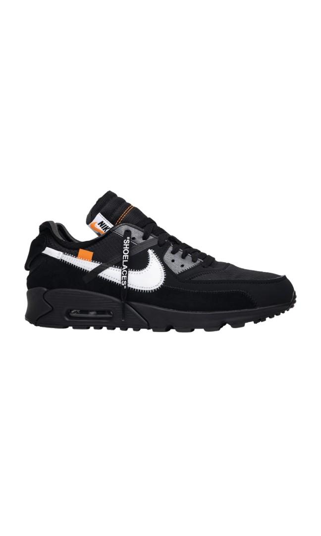 off white air max 90 black for sale