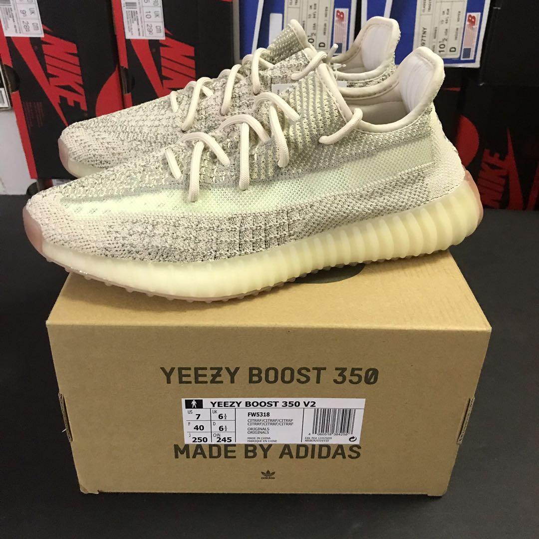 ON HAND Yeezy Boost 350 V2 Citrin 