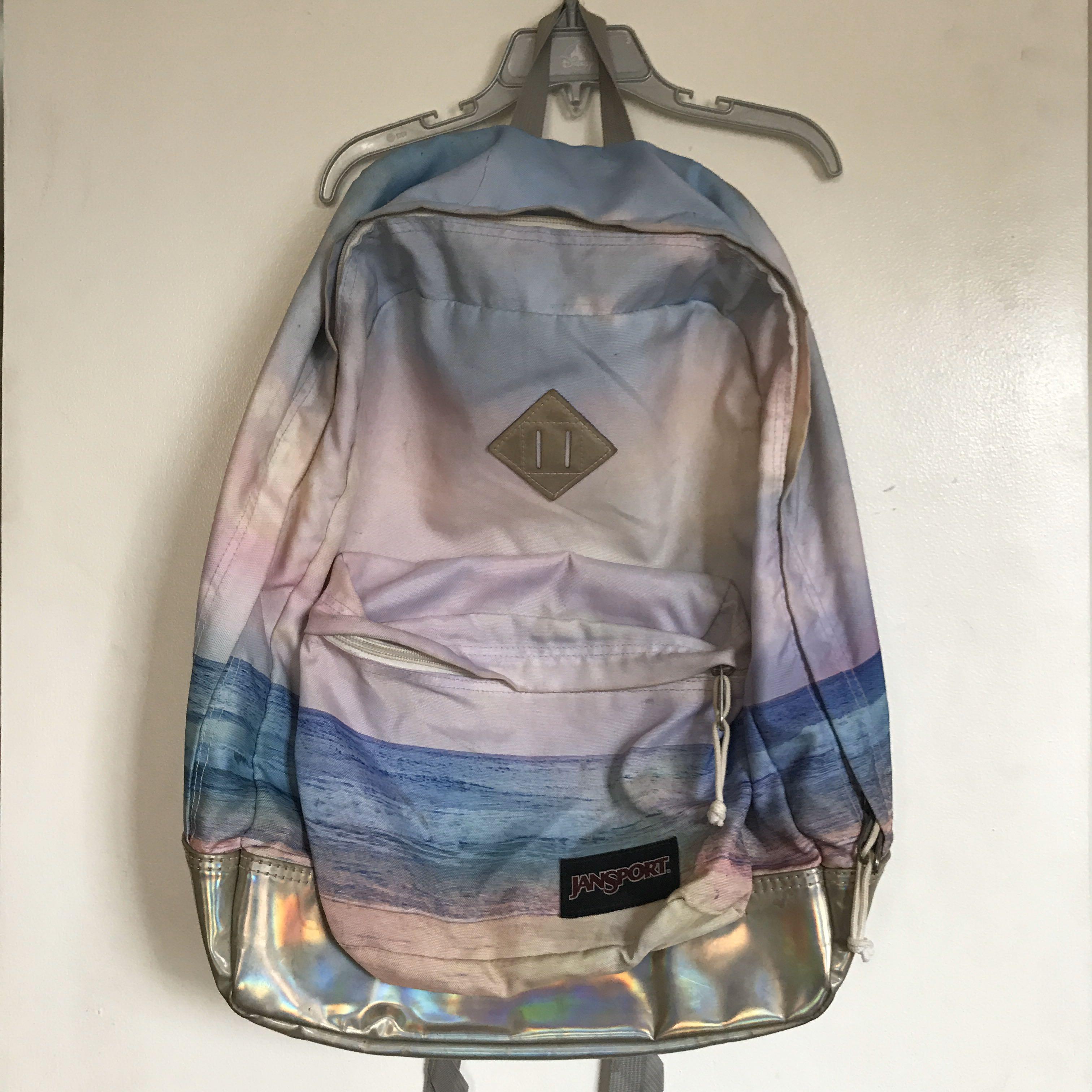 Original Jansport holographic Men s Fashion Bags Backpacks on