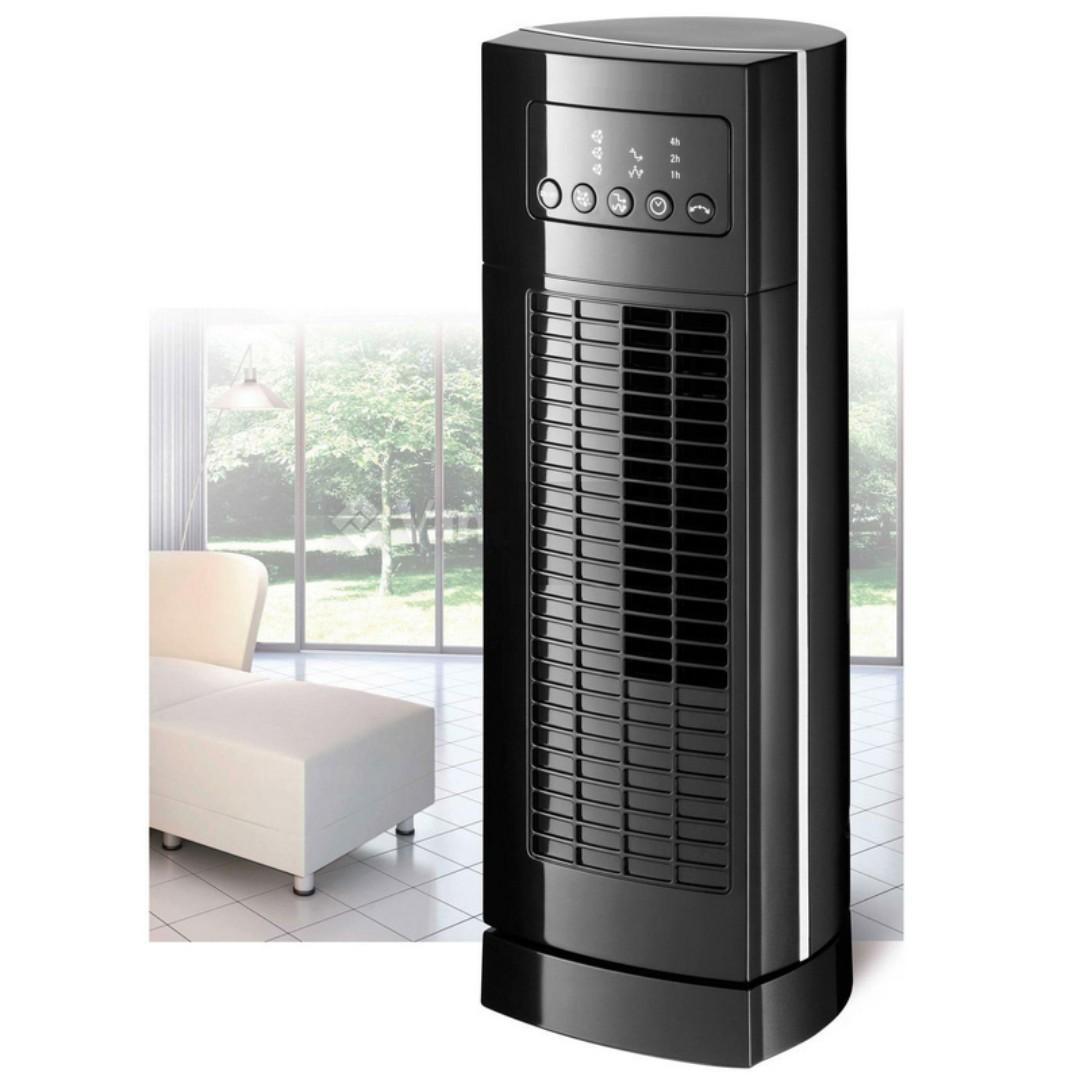 Table outlet tower fan