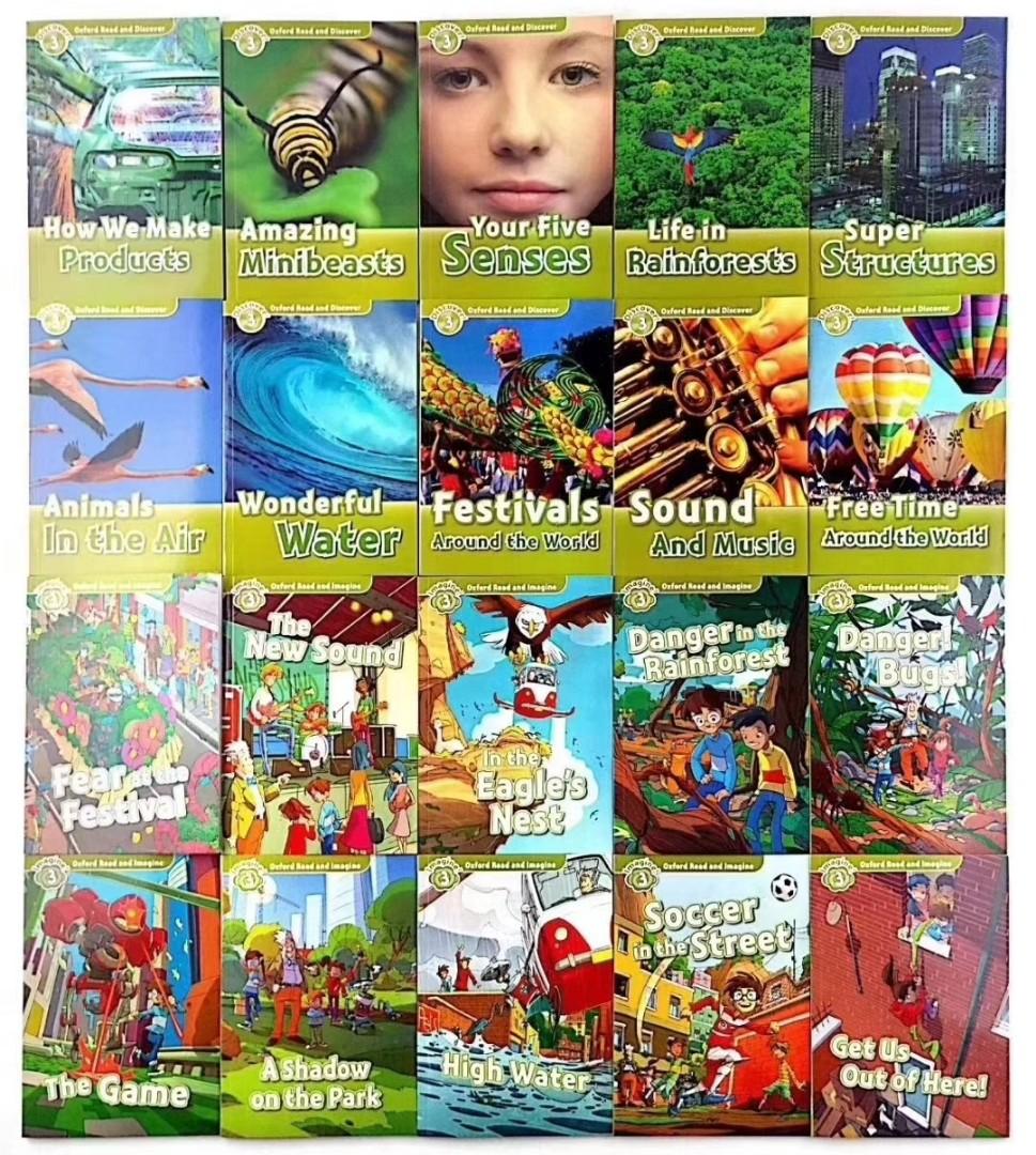 Oxford Read And Discover Level 3 20 Books Books Stationery