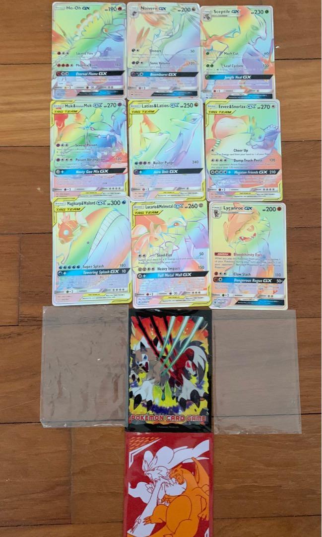 Pokémon Tag Team Rainbow Rares Toys Games Board Games