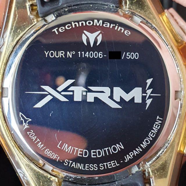 Rare 45mm Technomarine Cruise Chrono XTRM Set Men s Fashion Watches Accessories Watches on Carousell