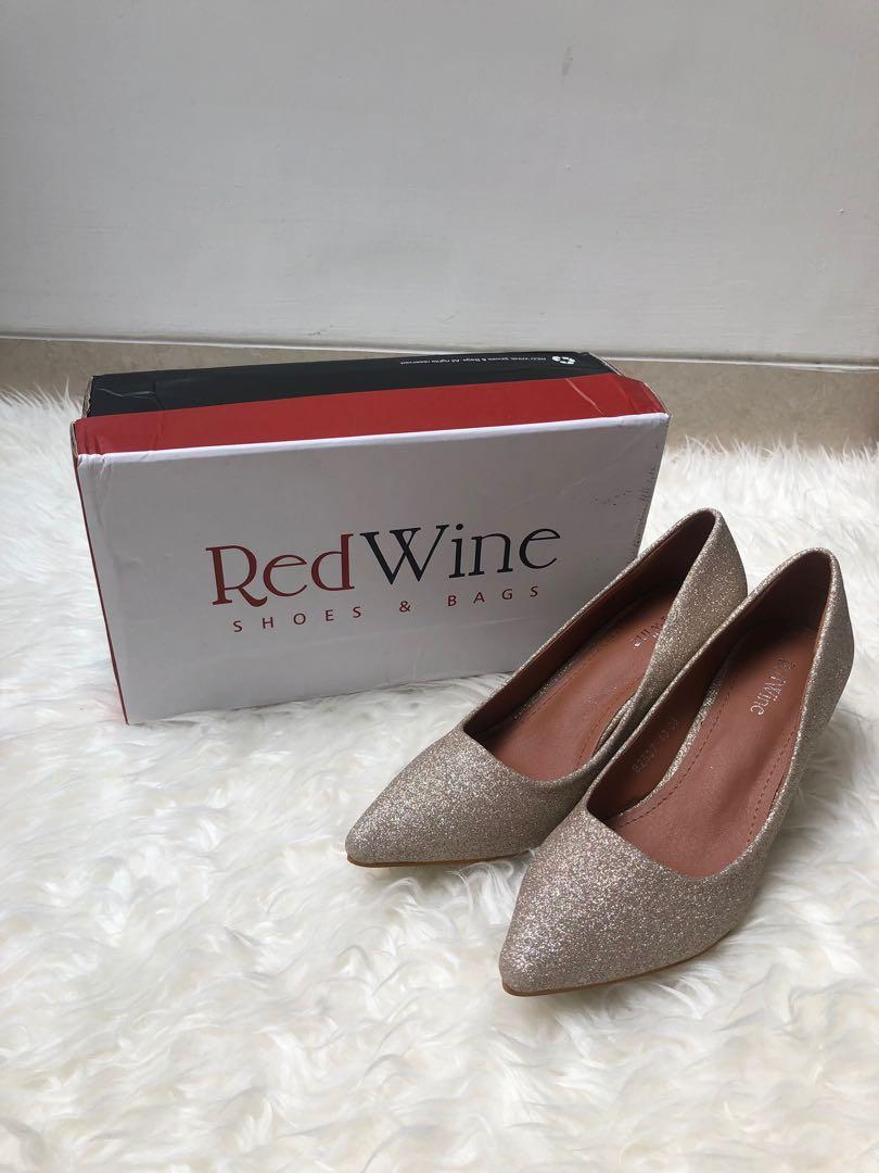 red wine shoes & bags