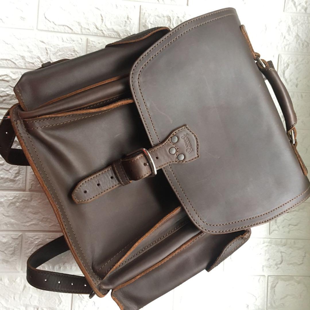 Squared Leather Backpack a.k.a. The Tank