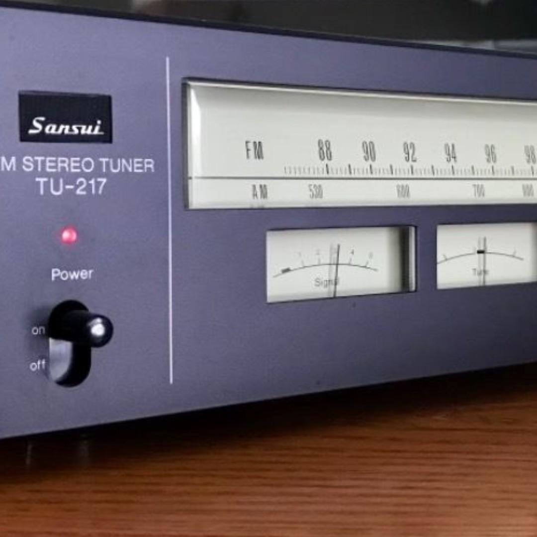 Lot Ampli Sansui AU-217 + Tuner TU-217 - HiFi Vintage, Très Bon état