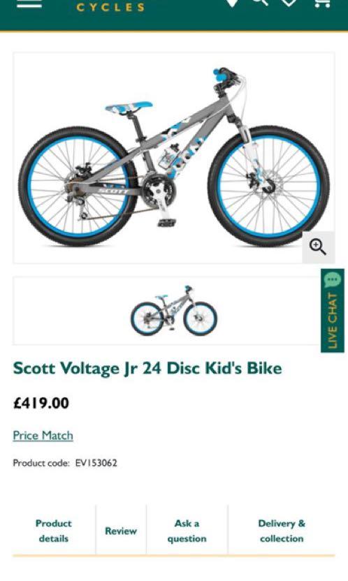 Scott voltage jr 24 disc clearance