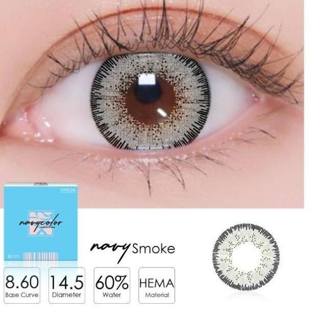 Softlens Omega Navy Normal, Olshop 