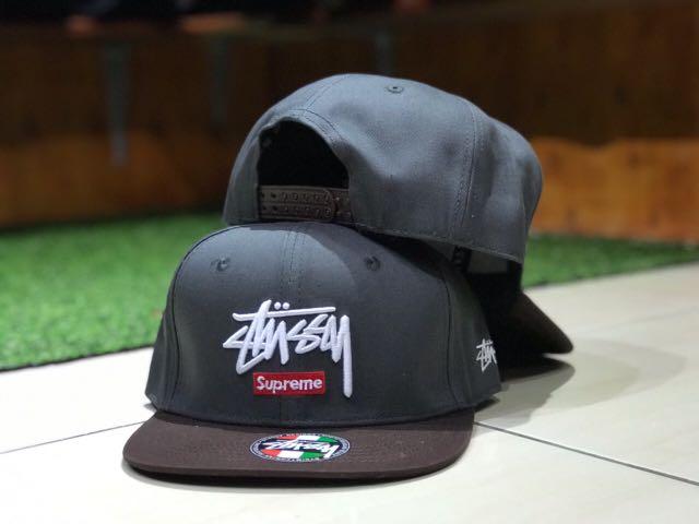 Stussy x supreme cap outlet