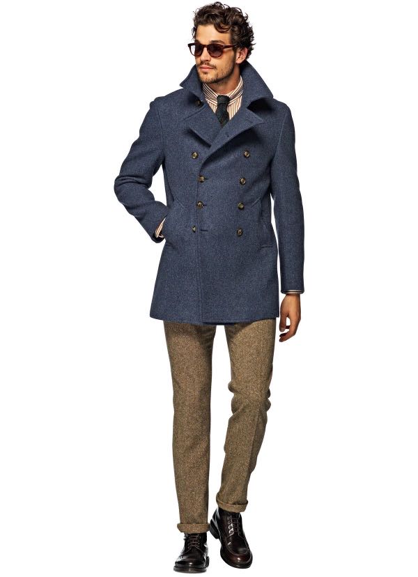 Suitsupply navy peacoat hot sale