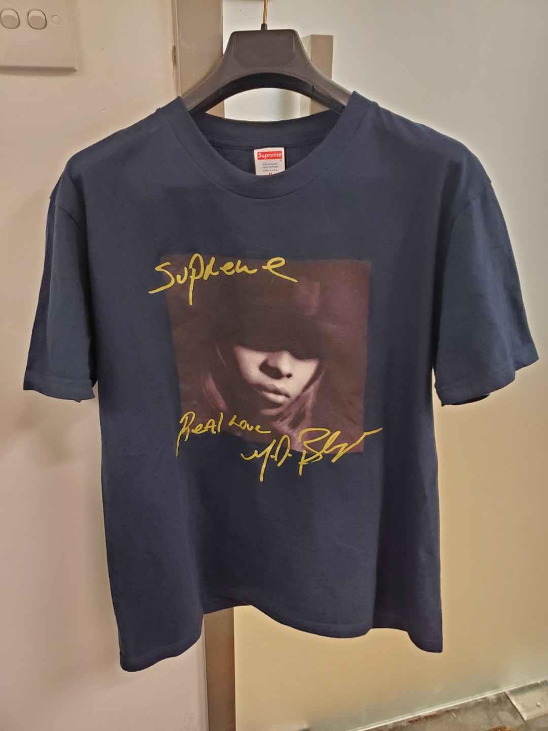 supreme 19 AW FW Mary J.  Tee   黒 Sトップス