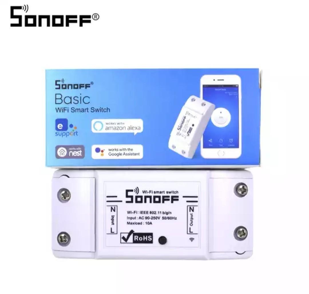 3 Universal Sonoff Basic Wifi Smart Switch Diy Home Automation Module Kit With Timer On Off Support Ios Andriod Smartphone App Electronics Others On Carousell