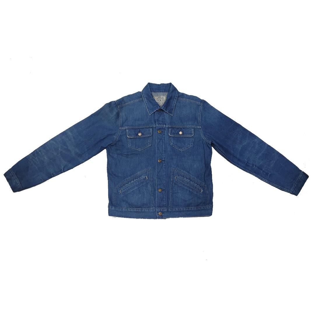 vintage polo ralph lauren denim jacket