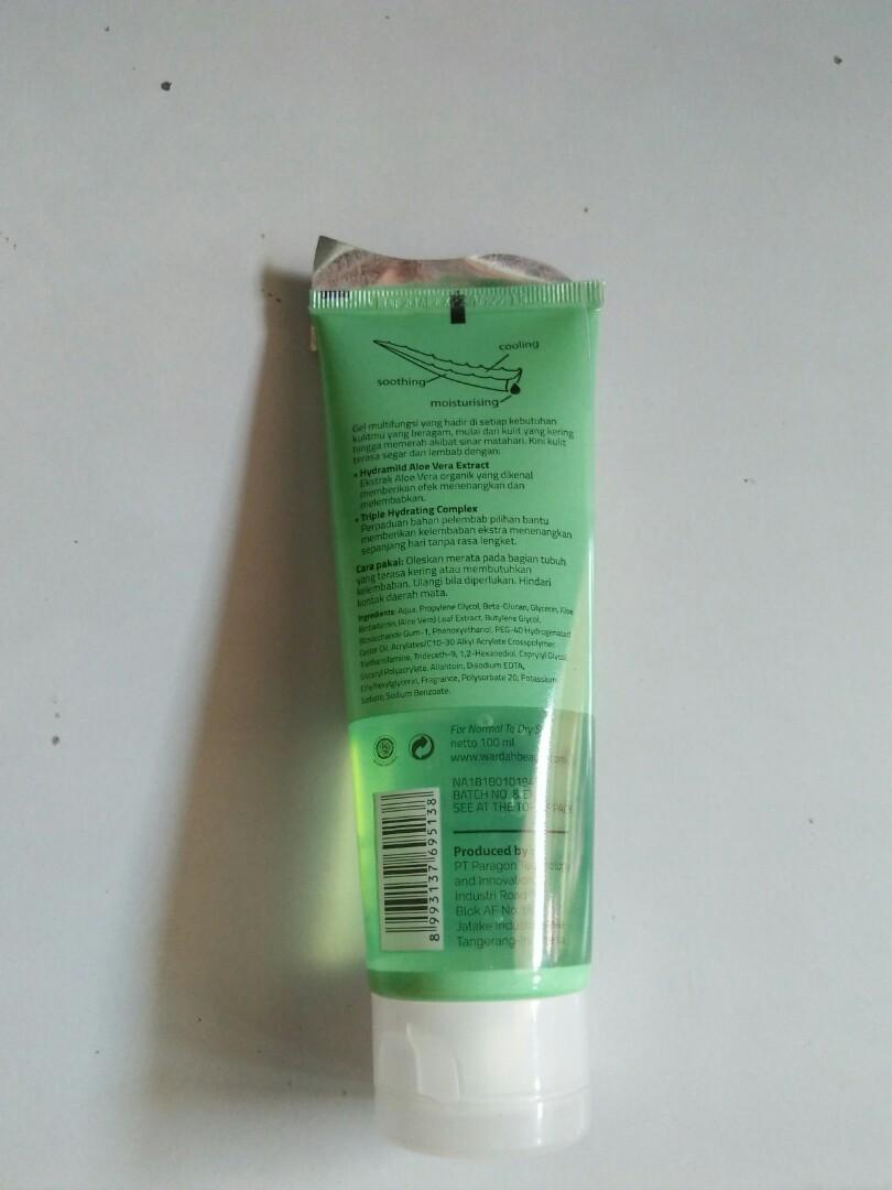 Wardah Aloe Vera Gel Health Beauty Makeup On Carousell