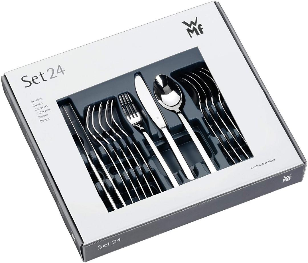 WMF Steak Cutlery Set 12-Piece for 6 People Nuova Cromargan Stainless Steel 18//10 Polished