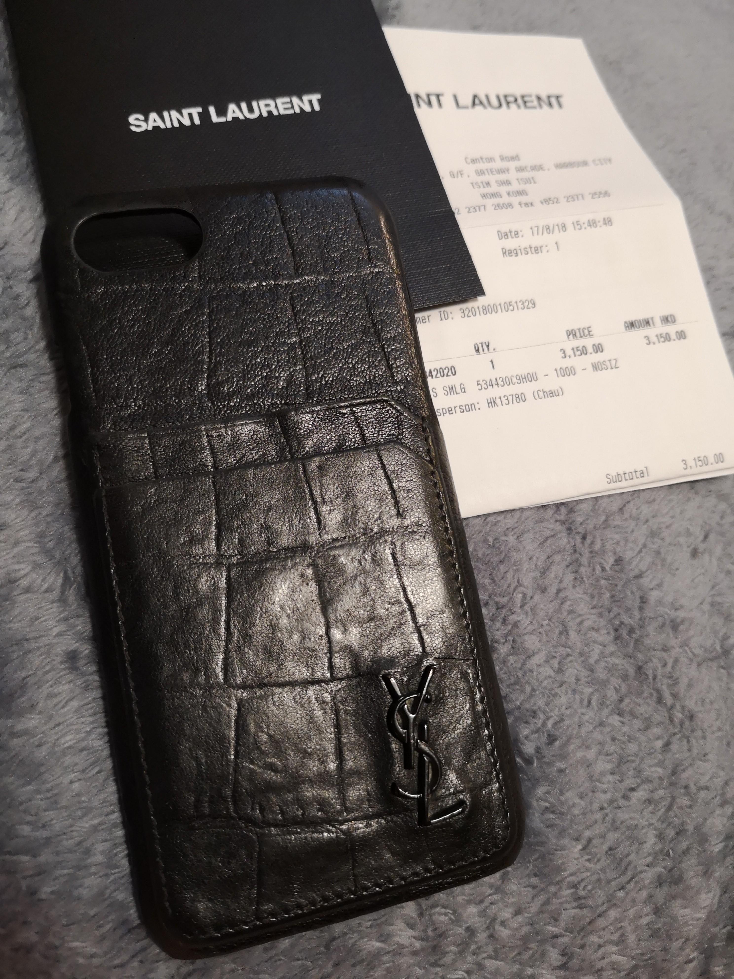 Ysl Saint Laurent Iphone 8 case phone case Carousell
