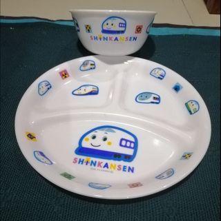 Kid's plate and bowl