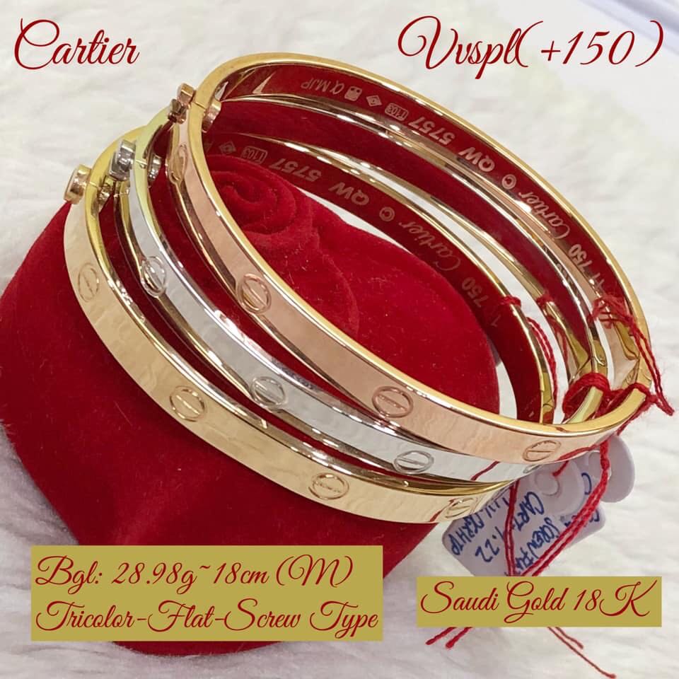 RBG TRICOLOUR BANGLE  Bangles, Tri color, Cartier love bracelet