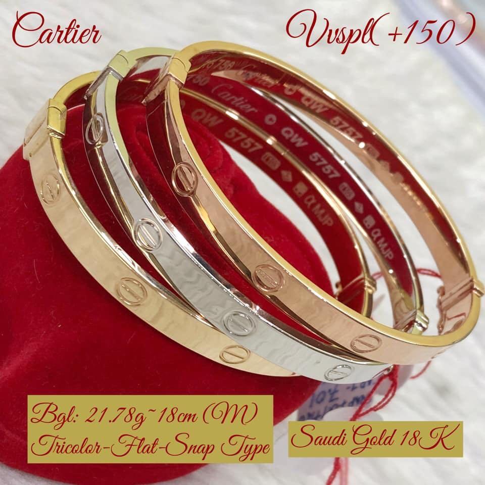 tri color cartier bracelet