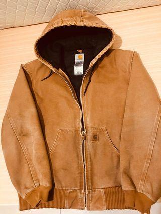古著 carhartt重磅內裡款 active jacket帆布工裝外套 vintage