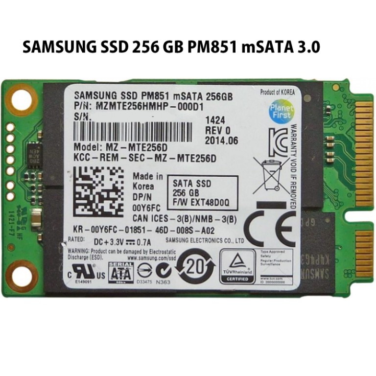 256 gb ssd msata samsung