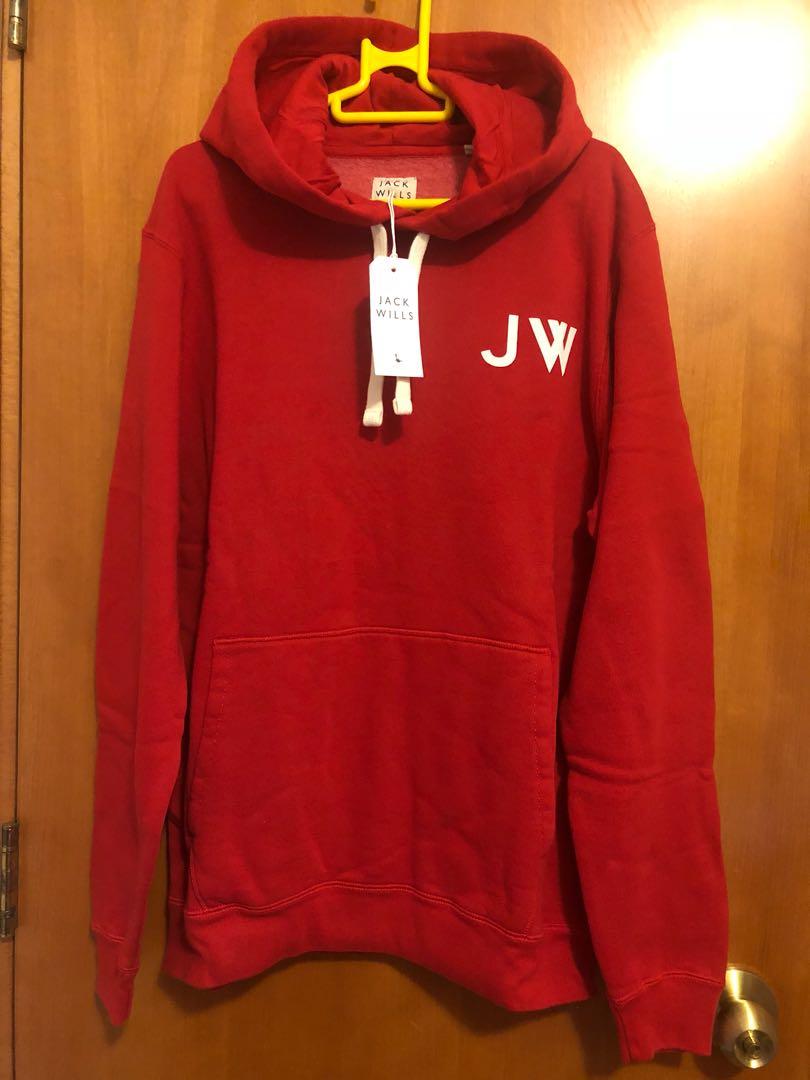 jack wills red sweatshirt