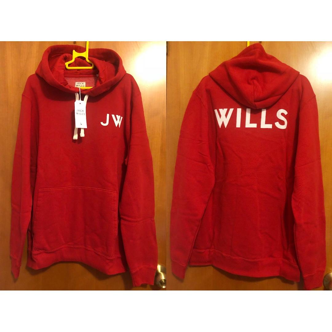 jack wills red sweatshirt