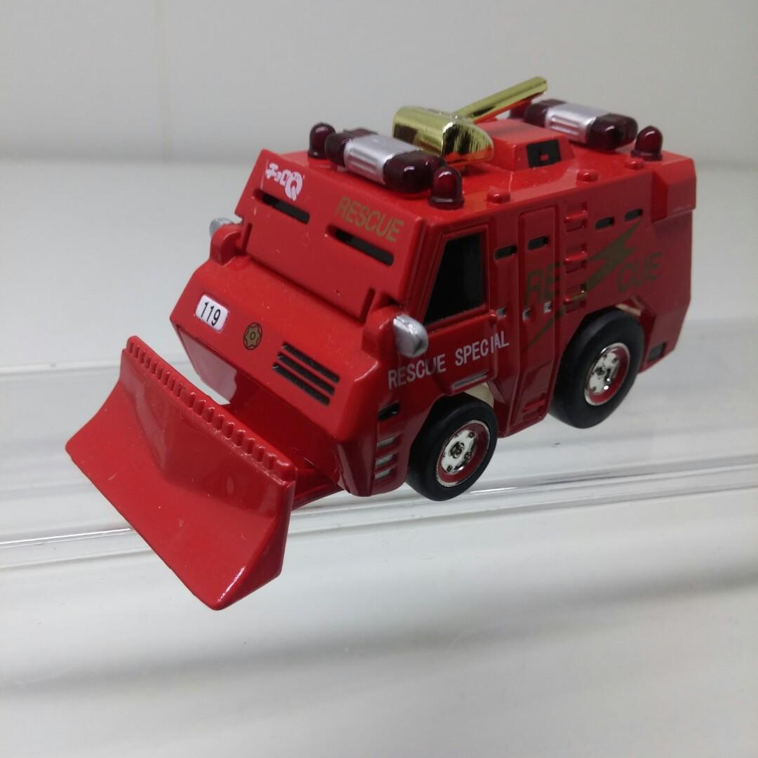 A 中古takara Choro Q Q車q Car Hg特別版消防車消防廳鏟車一款購自日本 興趣及遊戲 玩具 遊戲類 Carousell